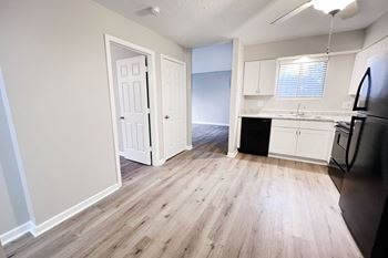Ceiling fans in select apartments